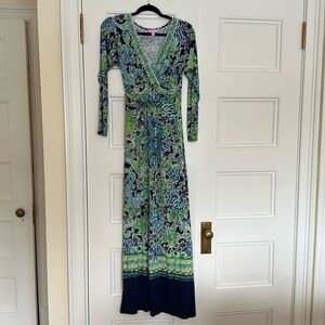 Lilly Pulitzer v neck maxi dress